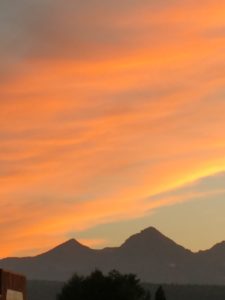 Stanley Idaho sunset Sawtooth mountains